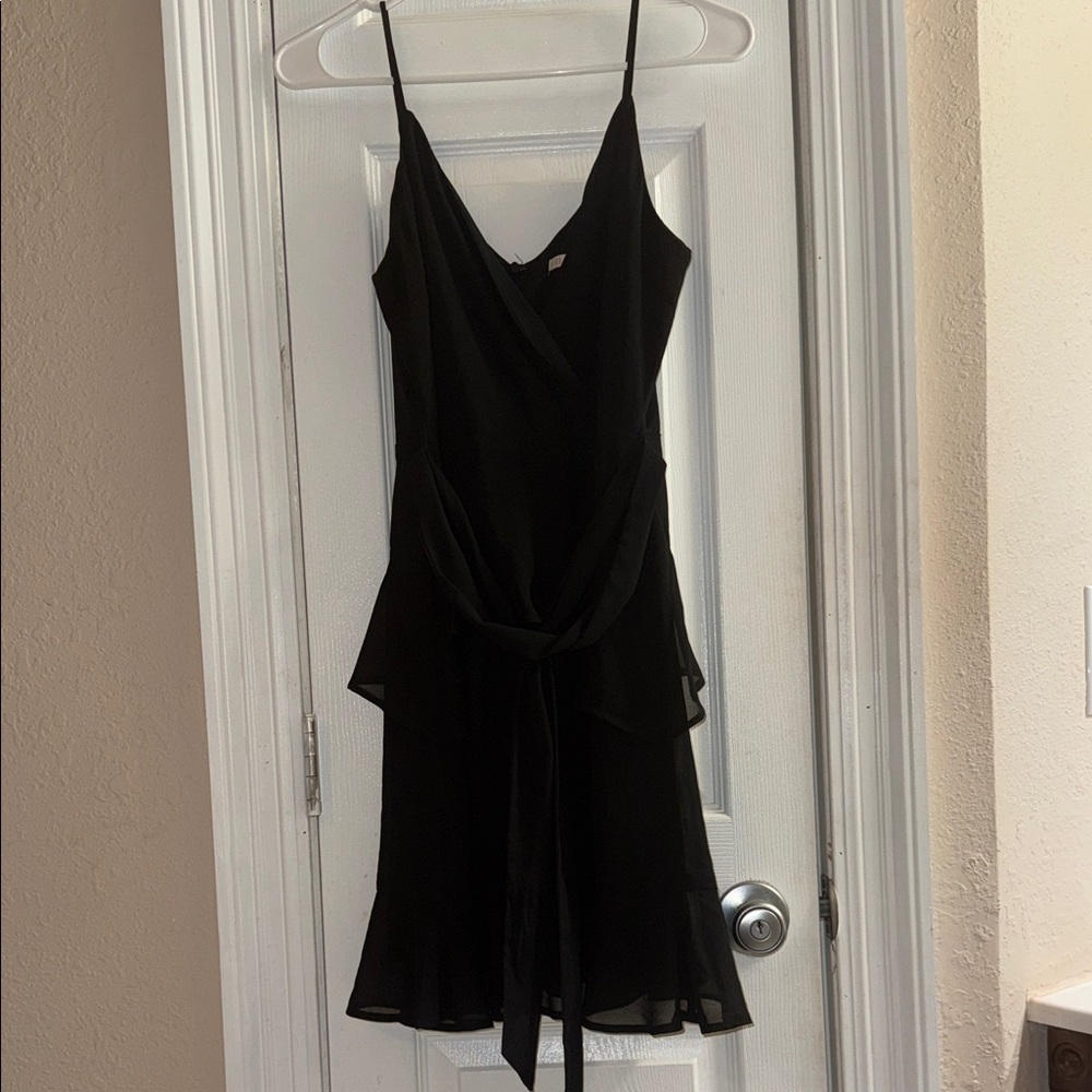 Gianni Bini Black Spaghetti-Strap Dress